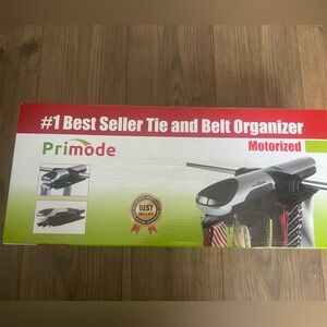 Motorized Tie and Belt Organizer